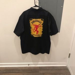 Dickies Workshirt, fireball whiskey